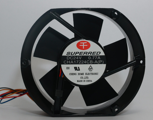 Ventilador del vehículo de DC24V PBT, 23dB ventilador automotriz del nivel de ruidos 0.77A
