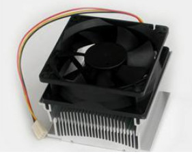 Alto rendimiento y fiabilidad 12V DC CPU Fan PBT plástico 94V0 marco