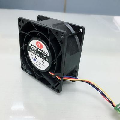 La modulación de anchura de pulso DC 12/24V 80x25m m PWM controló la fan