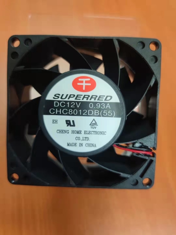 La aduana clasifica color negro del rodamiento de bolitas de la fan del ordenador de DC/liso del cojinete