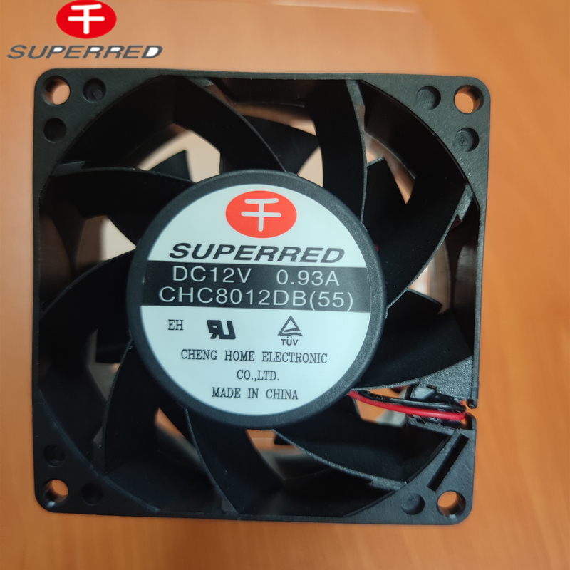Opción de ventilador de PBT DC de plástico con flujo de aire de 45 CFM para una refrigeración eficiente